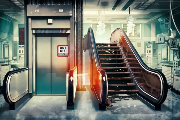 WHAT ARE THE COMMON ELEVATOR AND ESCALATOR ISSUES IN HOSPITALS