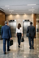 commercial-building-elevator-lobby-during-property-inspection